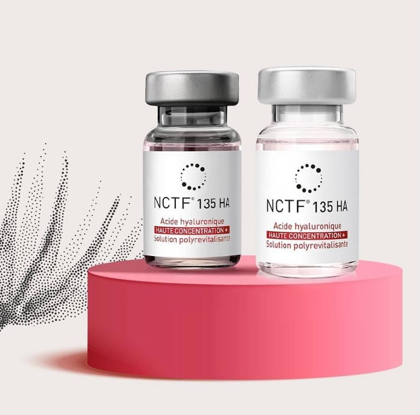 Fillmed NCTF 135 HA vials used for BeautifEYE and BioNutriNeck